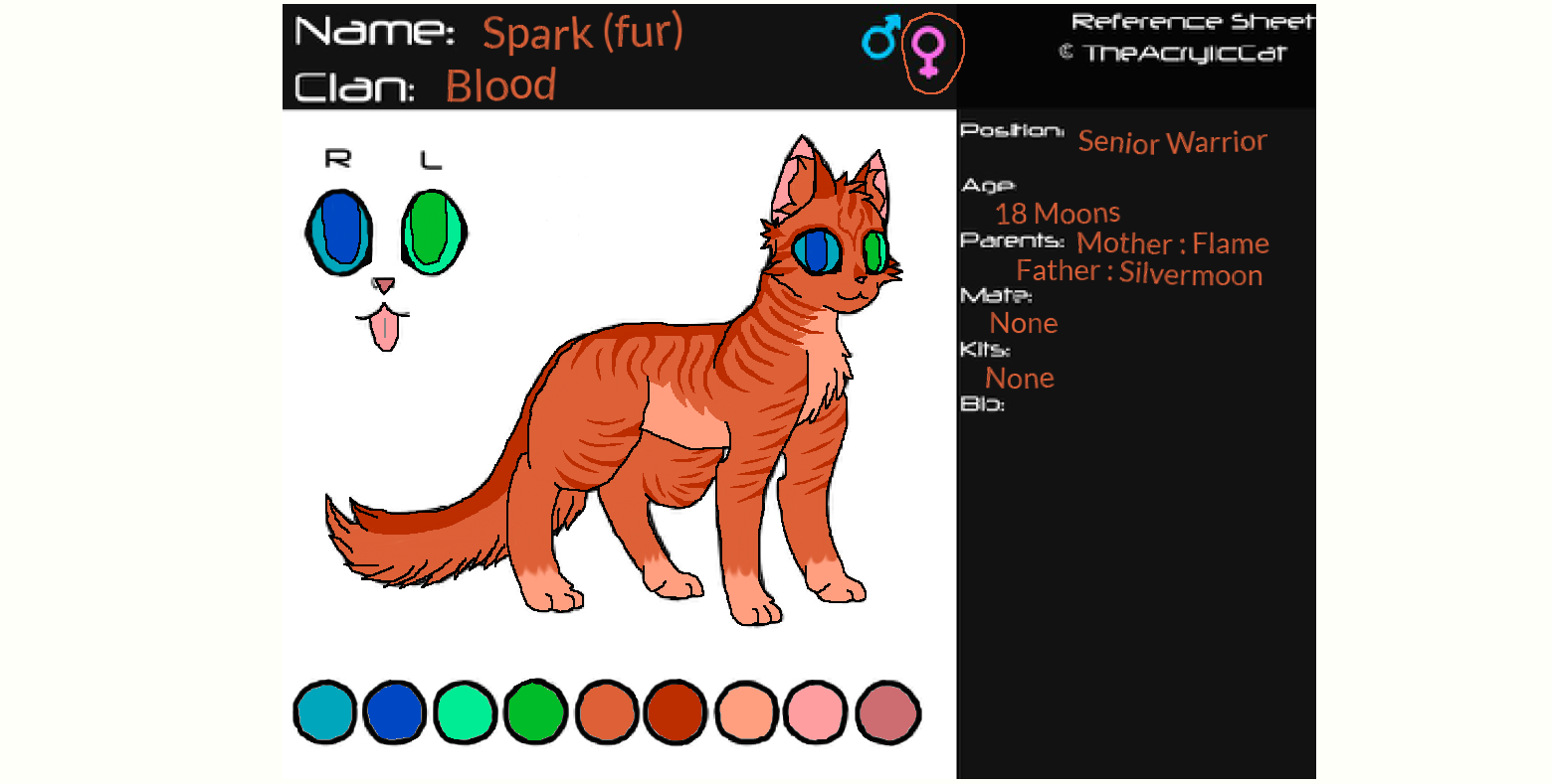Spark Ref by AzureWhitestar on DeviantArt