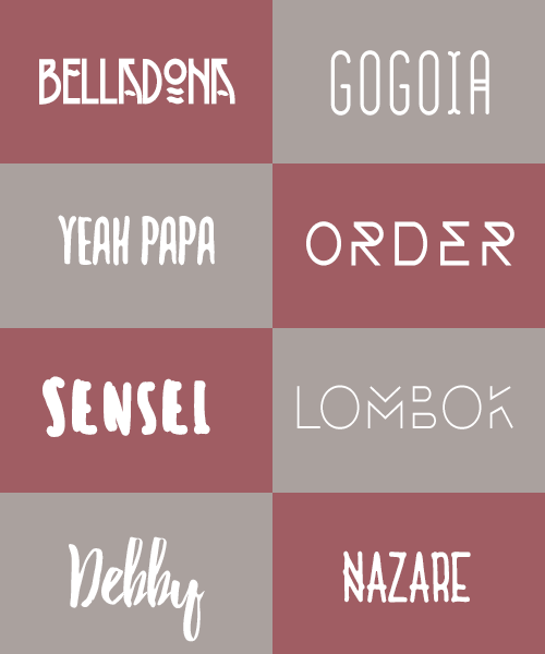 Fonts Pack By. Meancoloring