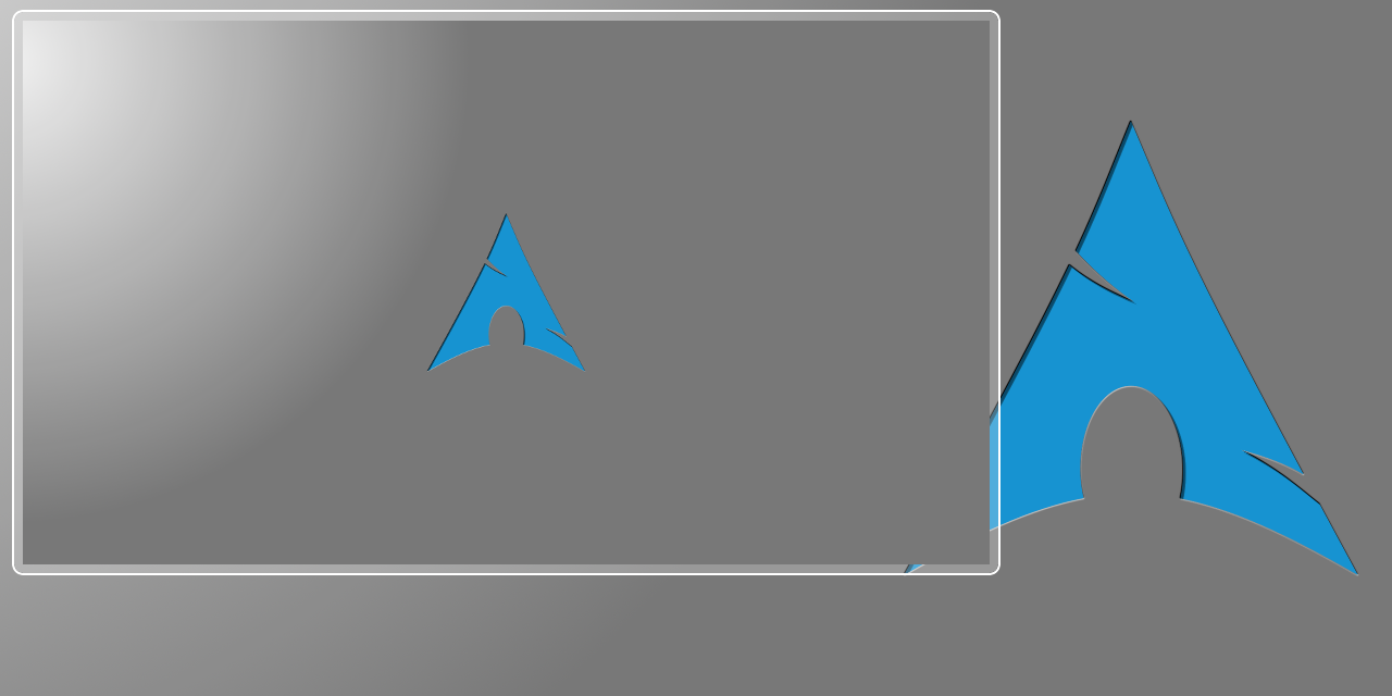 Arch logo - Gradient Bevel