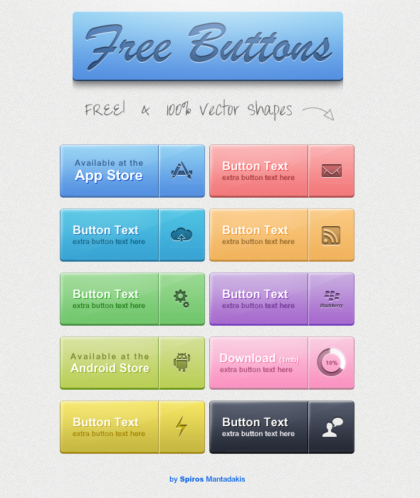 Web Buttons Freebie