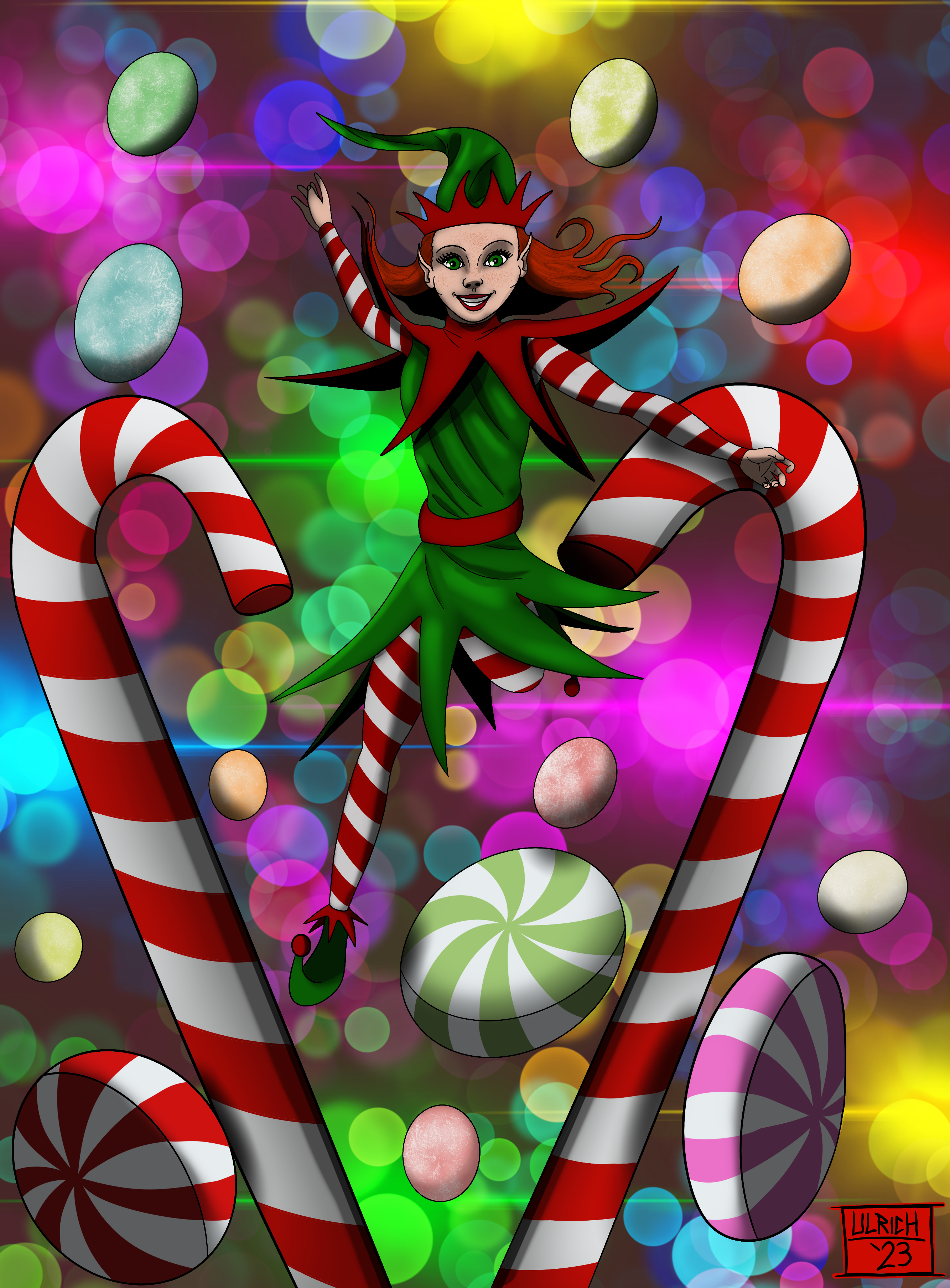 Candy Cane Lane Elf by BatCanuck929 on DeviantArt