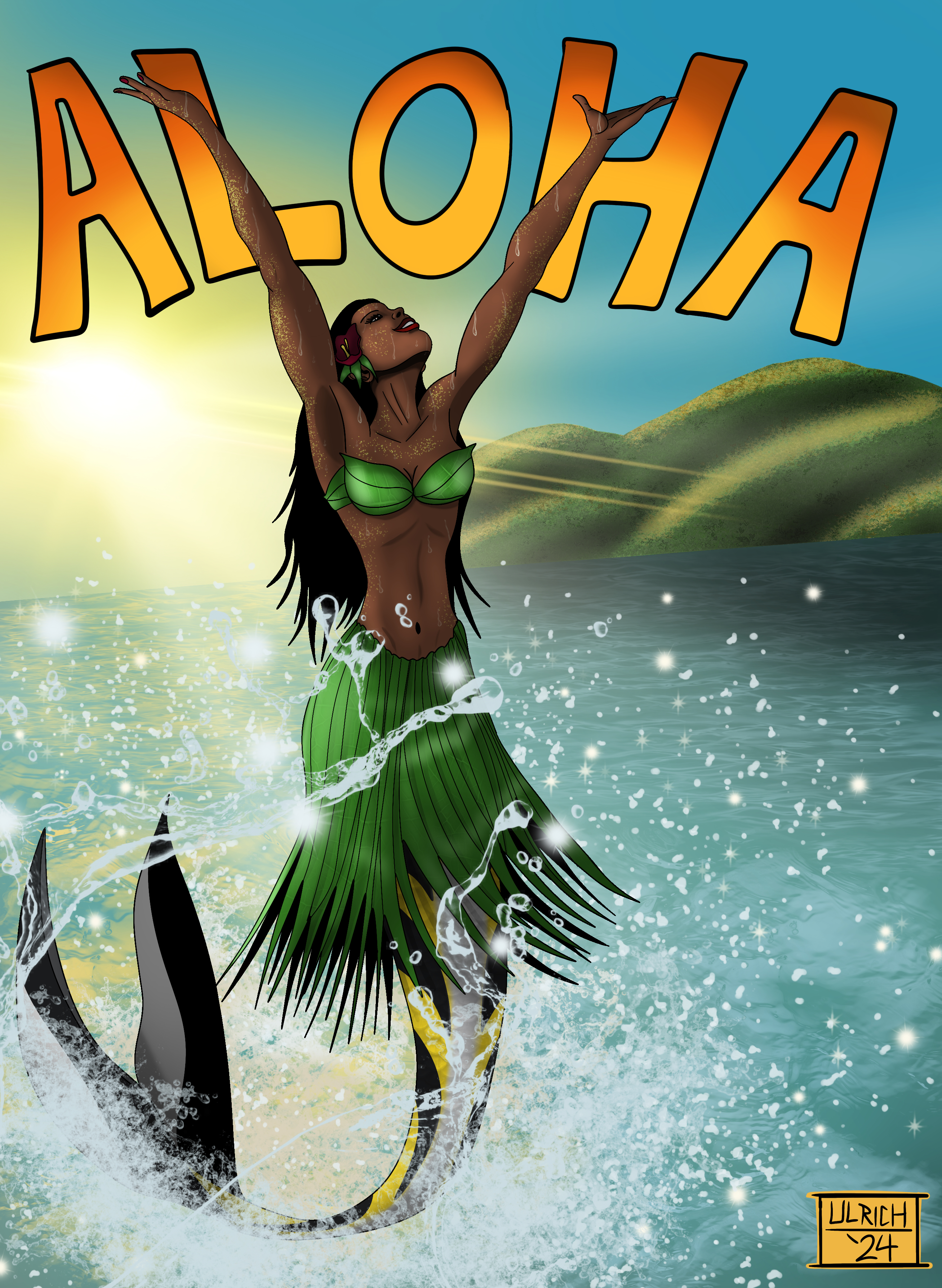 MerMay 2024 - Aloha by BatCanuck929 on DeviantArt