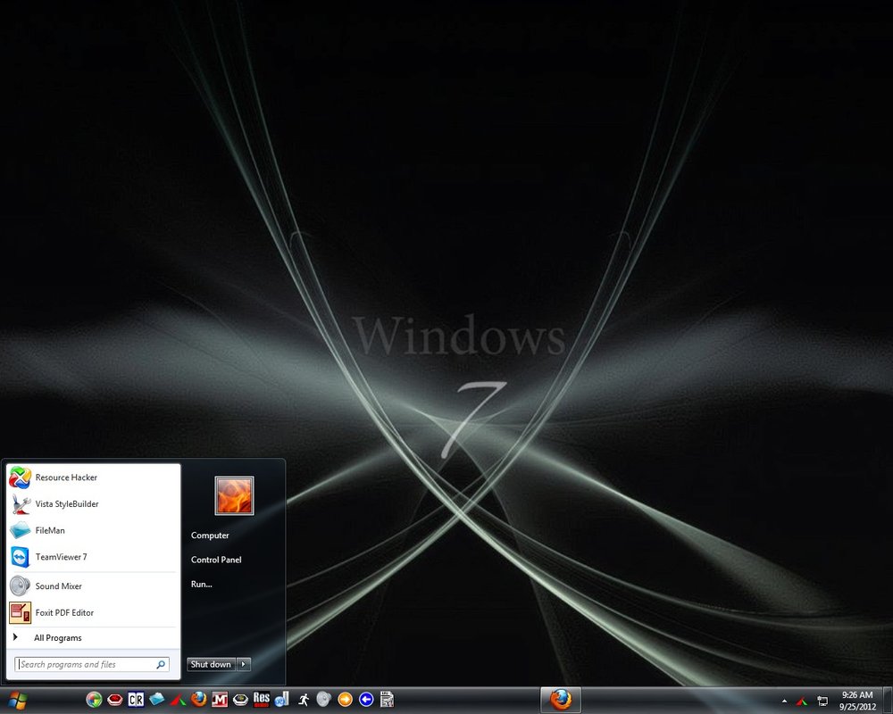 Win7 Black Theme