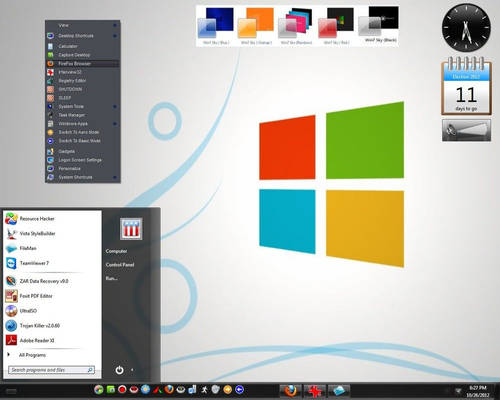 Win7 Sky Theme Updated