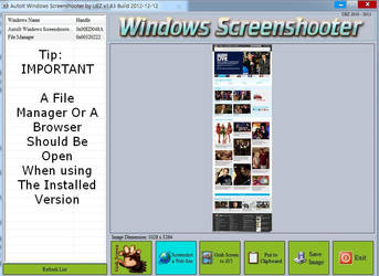 Windows ScreenShooter Capture Tool Freeware by E-MC-2