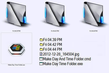 New Folder Current 'Day And Time' Automatically