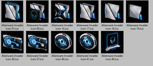 Alienware Invader Icons  Small Sample Package