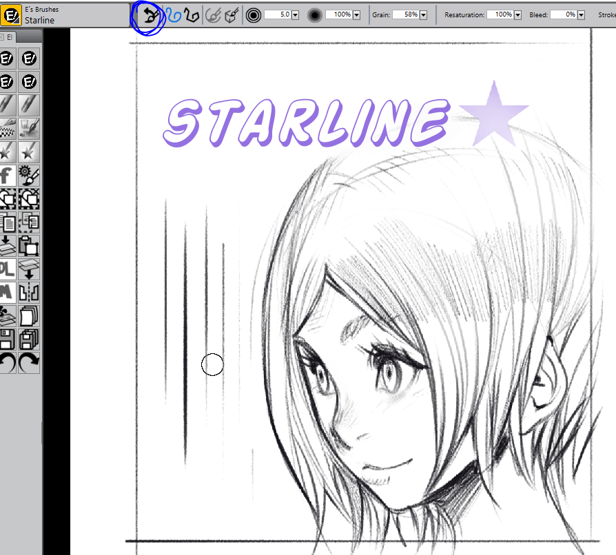 Starline Brush Corel Painter X3