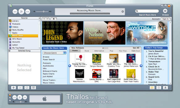 Thallos for iTunes 6
