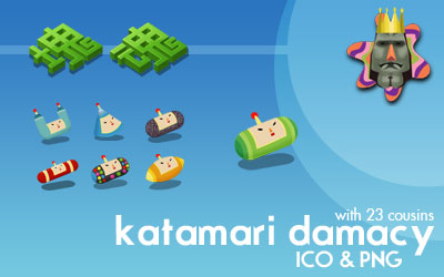 Katamari Damacy Dock Icons by deelo