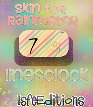 Skin For Rainmeter Lines Clock