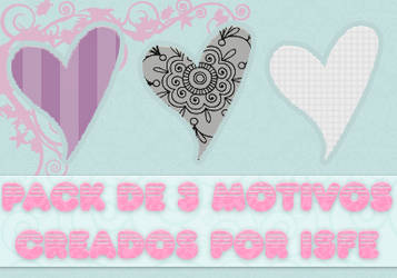 Pack de 3 Motivos by isfe