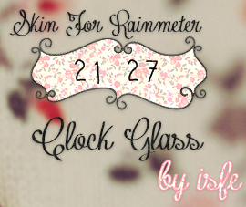 Skin For Rainmeter ClockGlass By isfe
