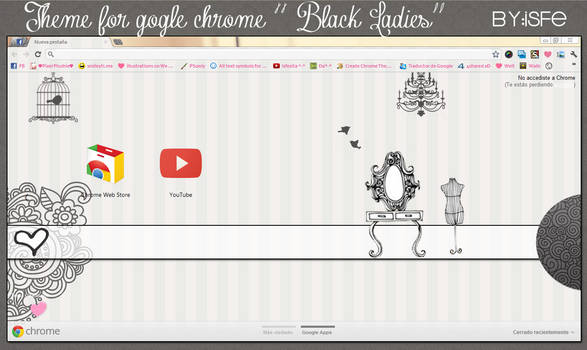 Theme For Google Chrome BlackLadies