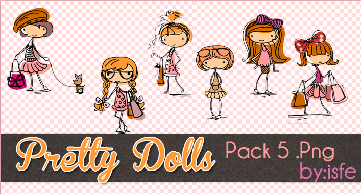 Pretty Dolls .png by isfe