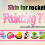 Skin for rocketdock Painting pink