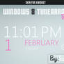 Skin for xwidget windows 8 timearrow pink