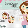 Sweetmeal doll (PNG/PSD)