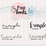 4 free fonts
