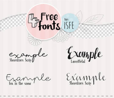 4 free fonts
