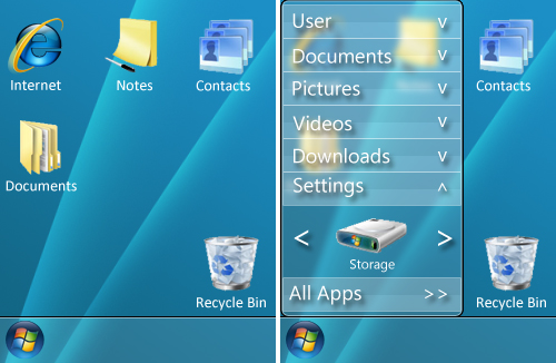 Windows Mobile Concept UI