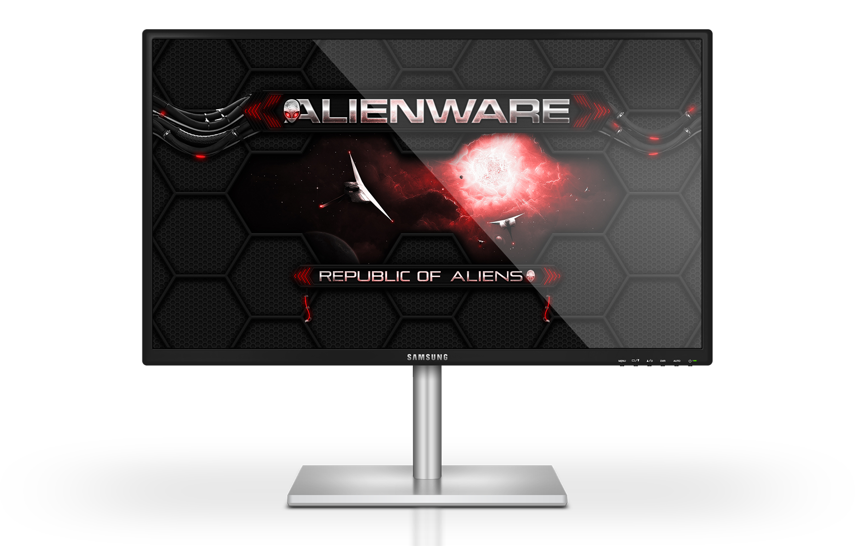 Alienware Republic Of Aliens Wormhole DARK Wallpaper