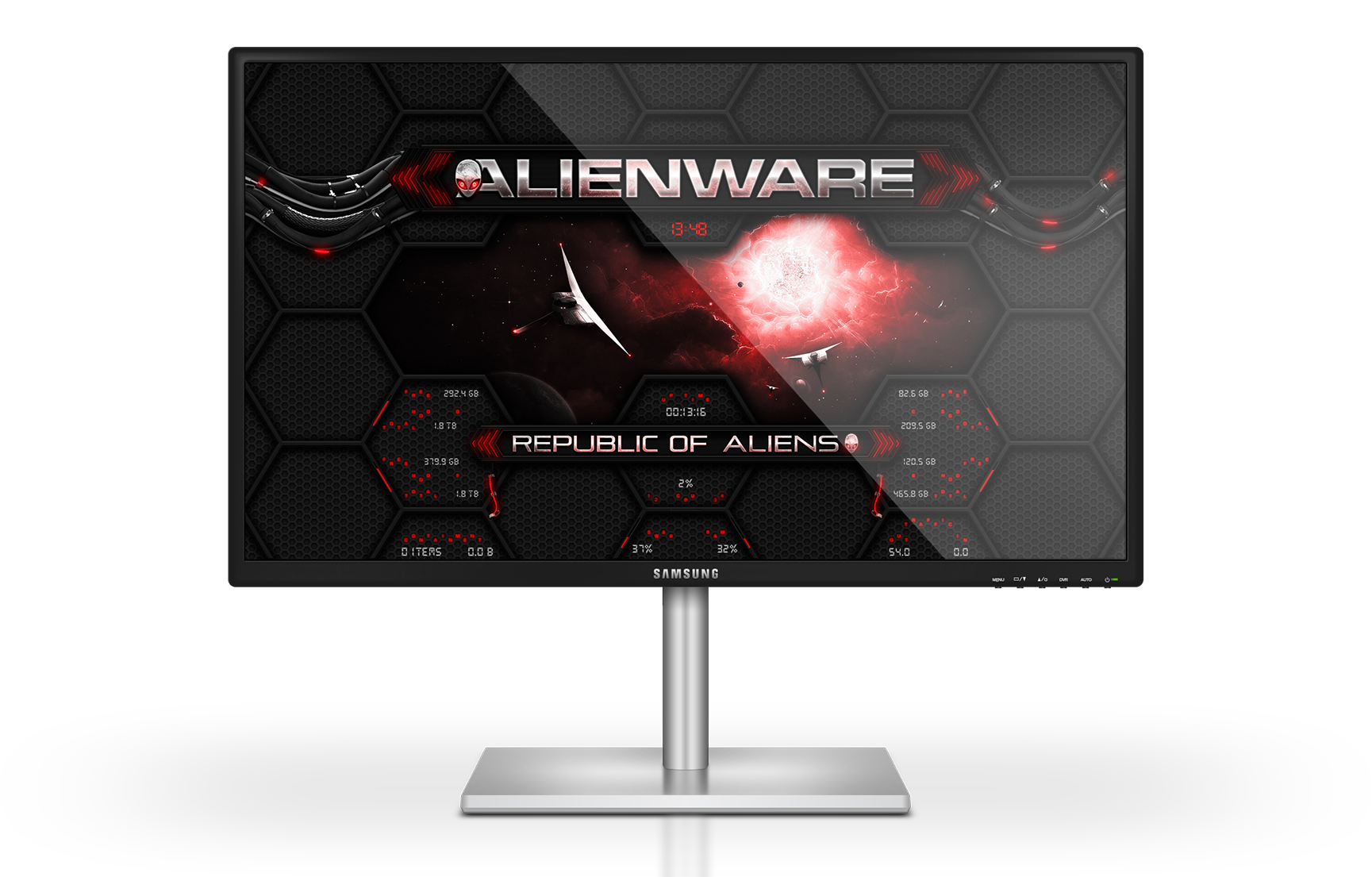 rainmeter alienware rainmeter alienware