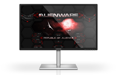 Alienware Wormhole RED Rainmeter Skin