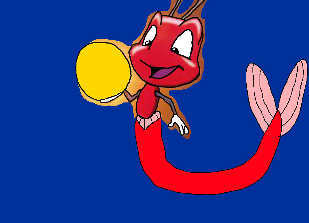 The Little Mer-Ant is a magic ball yellow by BriannaSheppard on DeviantArt
