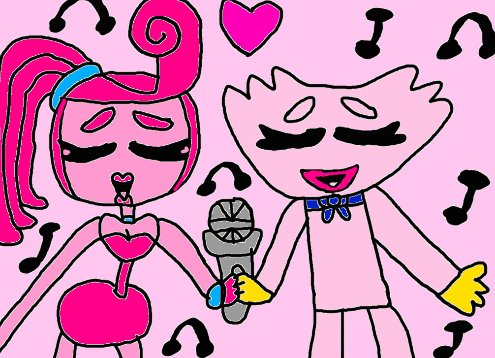 Kissy Missy X Mommy Long Legs sings roar by BriannaSheppard on DeviantArt