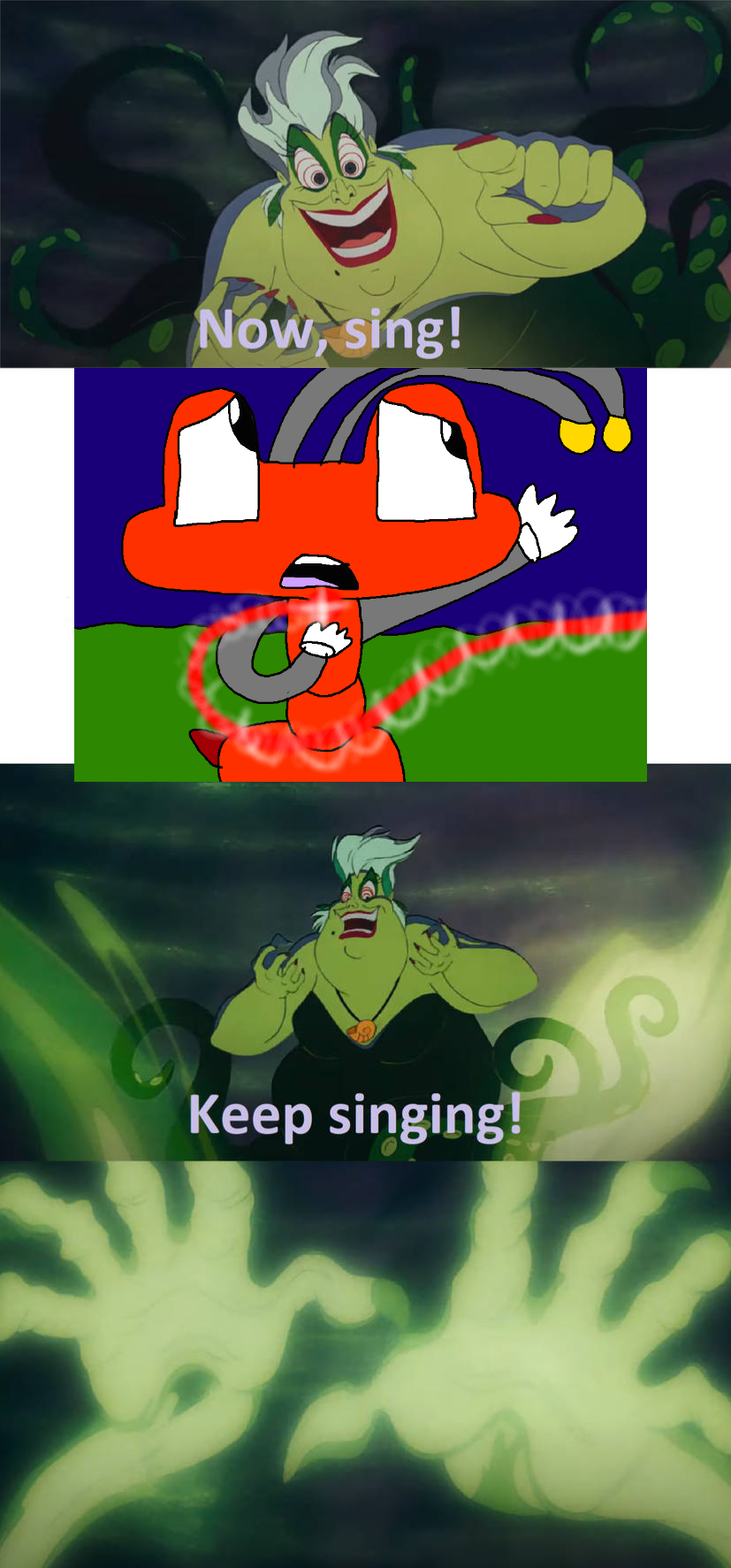 Ant-Ar Singing with Ursula by BriannaSheppard on DeviantArt