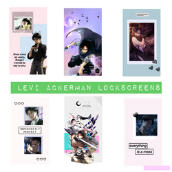 Levi Ackerman Lockscreen By Shouyounek