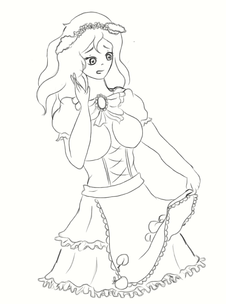 [Free Request] Mellia [Sketch] by Chesilitia on DeviantArt