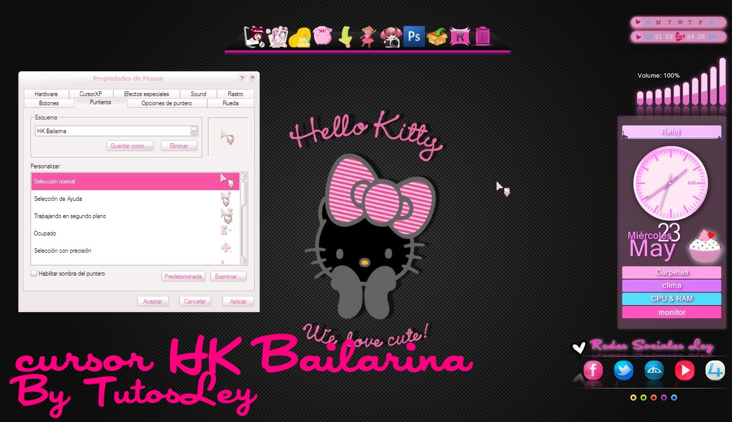 cursor HK Bailarina