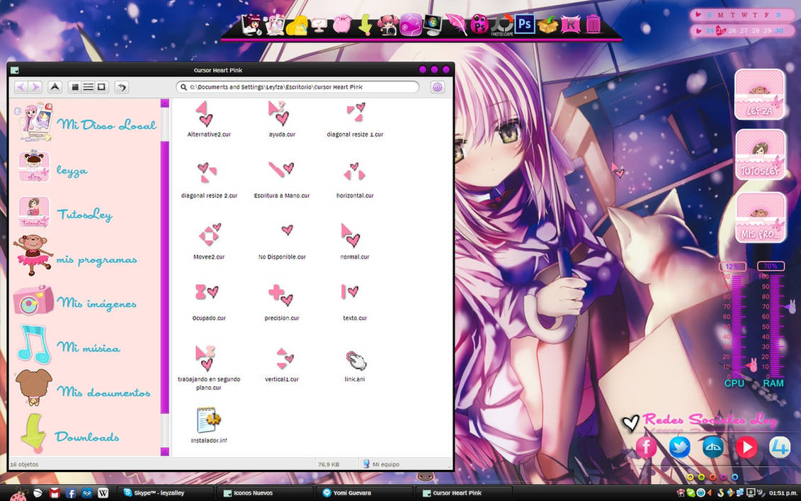 Cursor Heart Pink by leyfzalley on DeviantArt