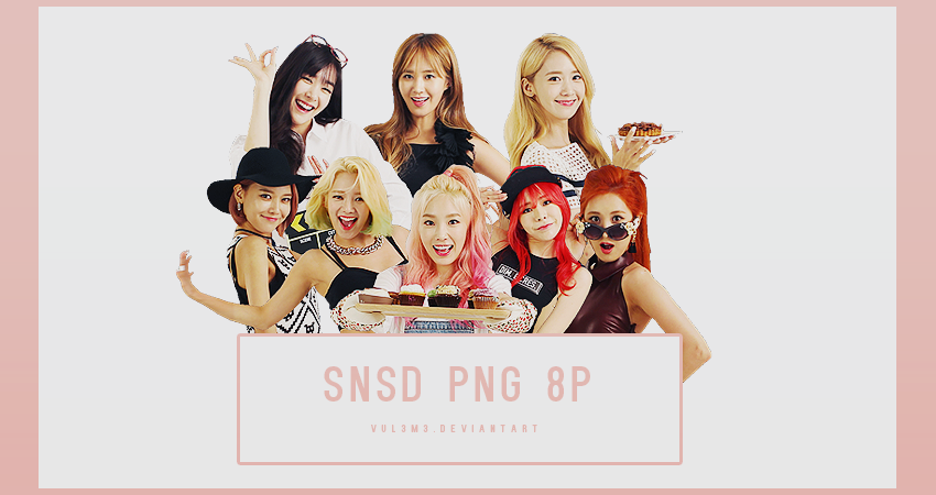 SNSD 8P PNG