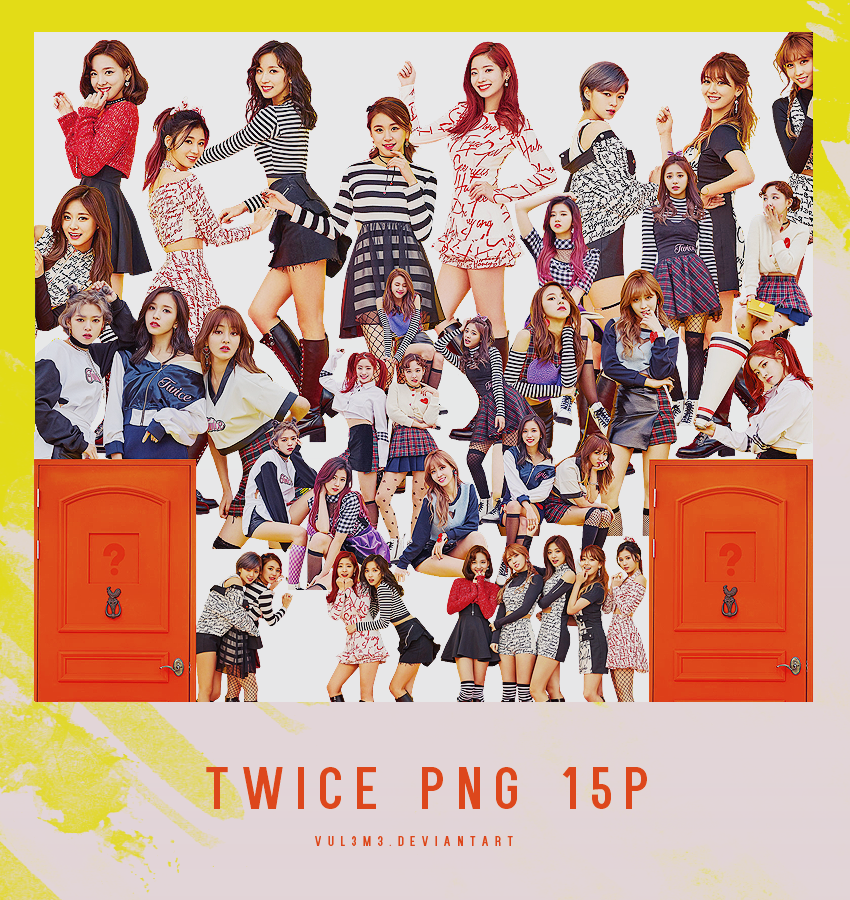 TWICE KNOCK KNOCK 15P PNG