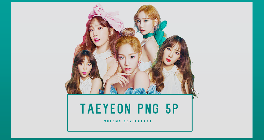 TaeYeon BANILA CO 5P PNG