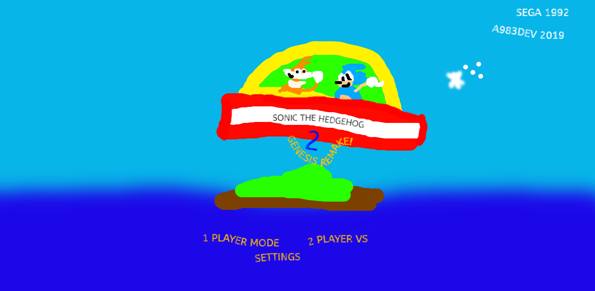 Sonic 2 Title Screen REMAKE! by A983Deviant on DeviantArt