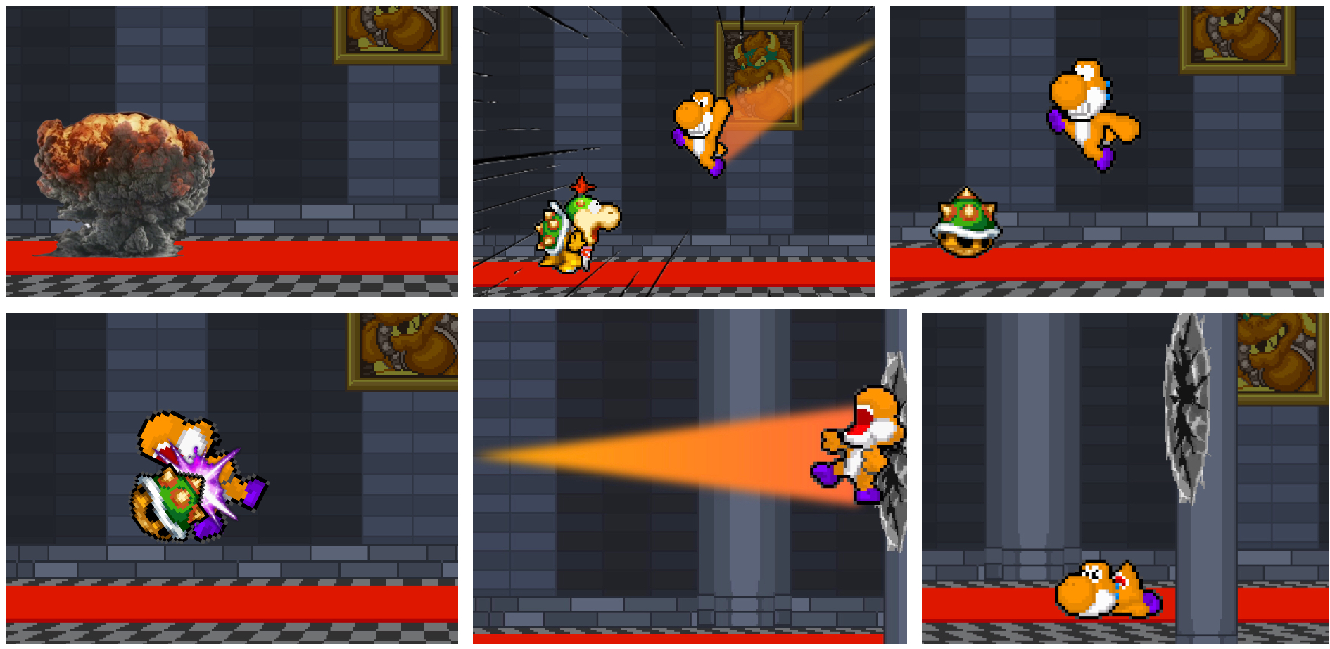 Orange-Water Yoshi vs Bowser Jr. Pt2 by SLGQ4 on DeviantArt