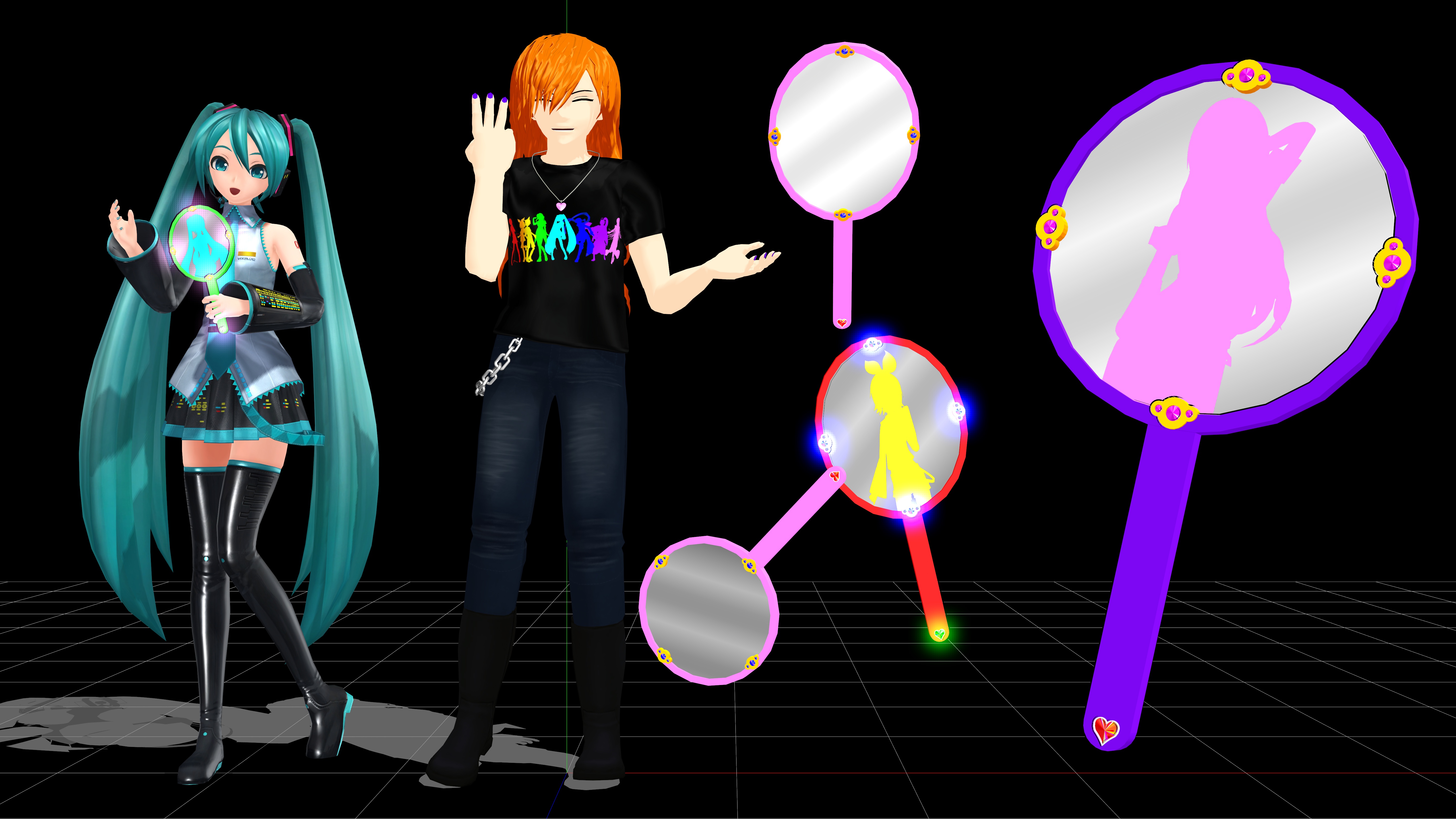 [MMD Model/Accessory] Hand Mirror {DL} by Lynxxx13 on DeviantArt