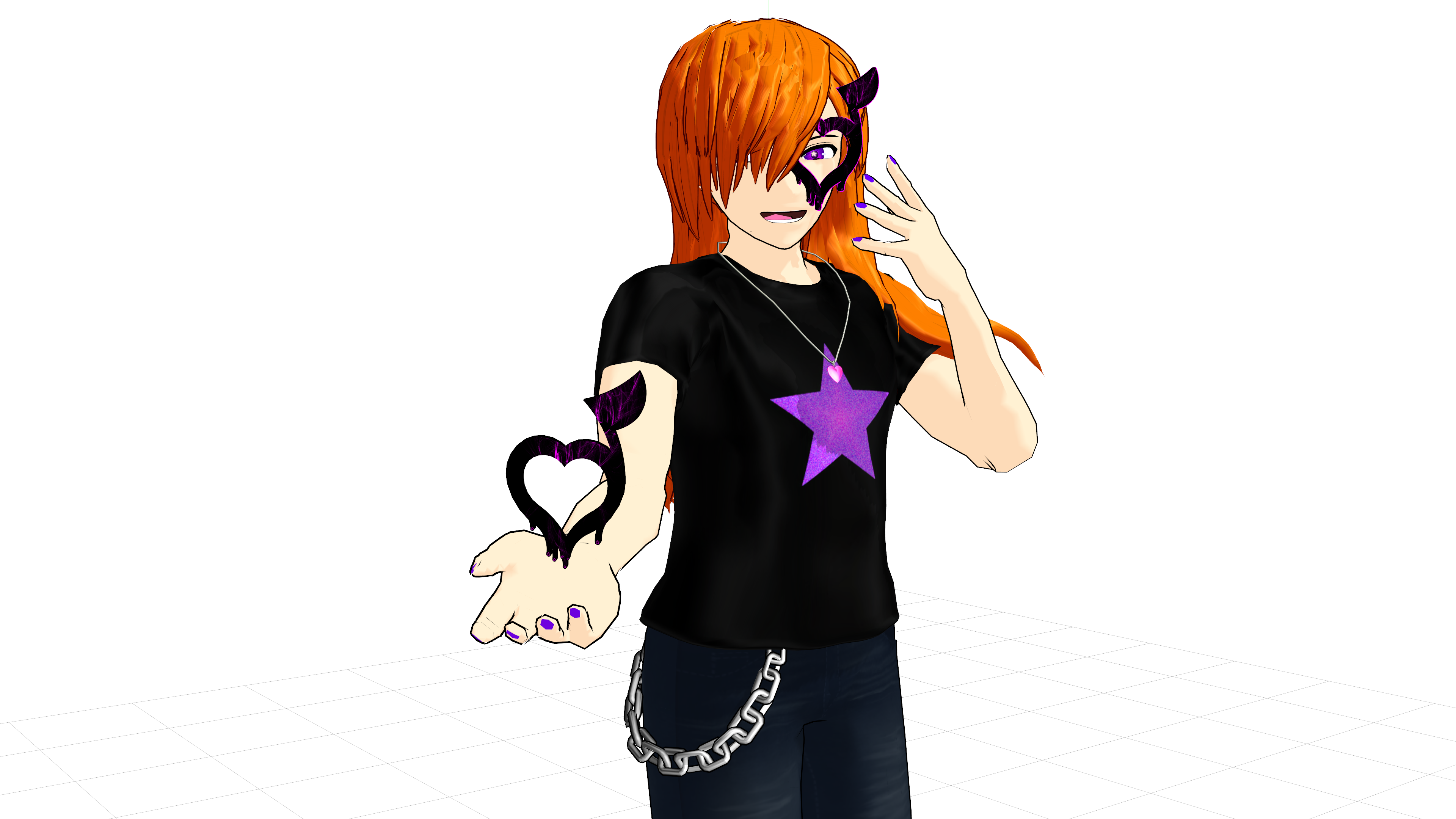 [MMD Model/Accessory] HeartNote Mask by AkuneLynxxx on DeviantArt