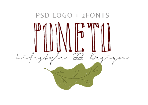 PSD Blog Logo + 2 fonts