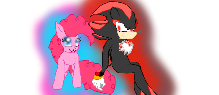 Shadow and Pinkie Pie