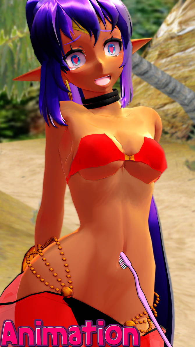 Shantae S Cleaning [navel Tickle] By Krackyart On Deviantart