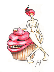 Cupcake Woman