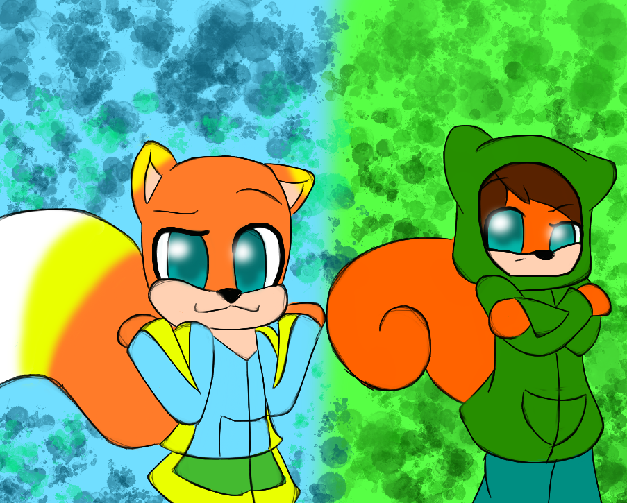 Chip and Conker by CloverLeaf777 on DeviantArt