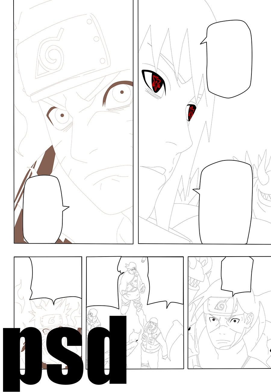 Naruto 635 Page Lineart by bangalybashir on DeviantArt