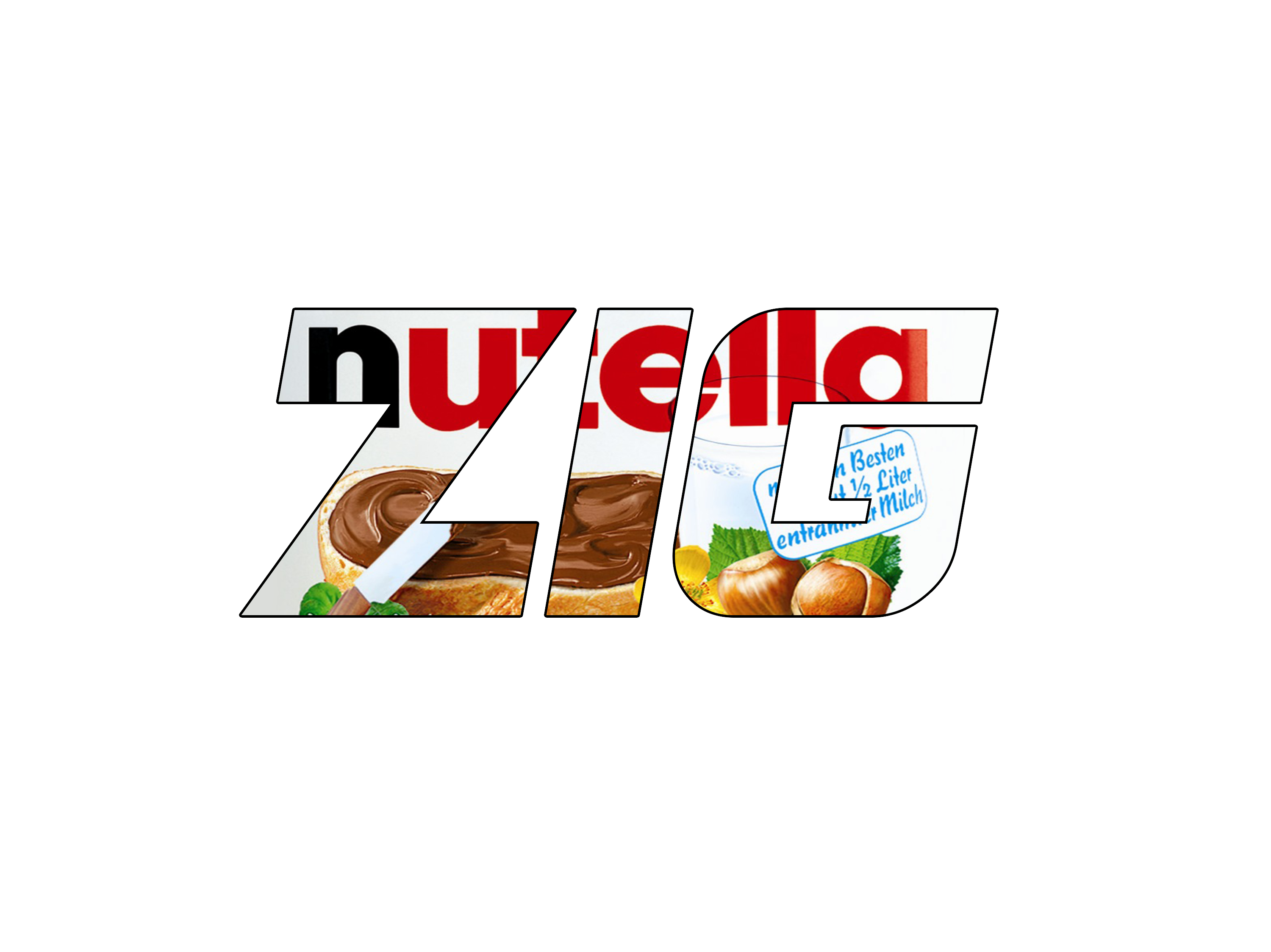 Zig Nutella Logo Perfect By Bangalybashir On Deviantart