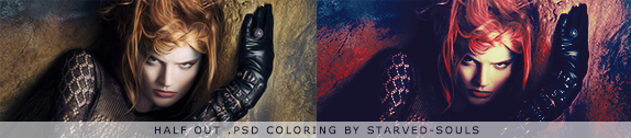 Half Out Psd Coloring By Starved-souls